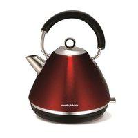 Morphy Richards Accents Pyramid Kettle - Metallic Red