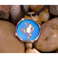 mood circle frog necklace