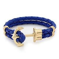 MOGE New Fashion Alloy / Leather Bracelet / Cool / Party / Leisure / Sports