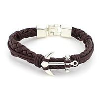 MOGE New Fashion Alloy / Leather Bracelet / Cool / Party / Leisure / Sports