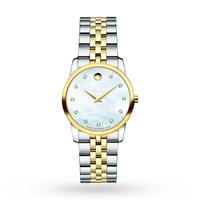 movado ladies museum diamond watch