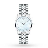 movado ladies museum diamond watch