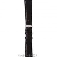 Morellato Stainless Steel Mombasa Black Genuine Crocodile Leather Strap 16mm A01X0857042019CR16