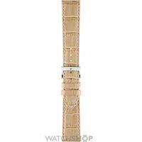 Morellato Stainless Steel Bolle Alligator Grain Ivory Calf Leather Strap 16mm A01X2269480027CR16