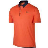 Modern Dry Chambray Polo - Orange/Anthracite