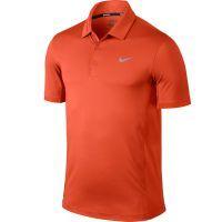 modern nike tech polo electro orange wolf grey