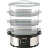 Morphy Richards 48755 3 Tier Stainless Steel Steamer