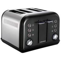 Morphy Richards 242002 Accents 4 Slice Toaster in Black