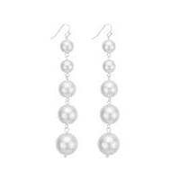 mood oversized pearl drop earring