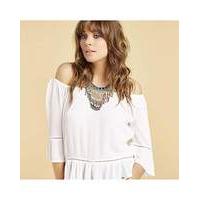 mood statement fringe necklace