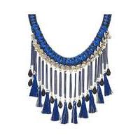 mood fringed statement necklace