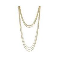 mood multi row necklace