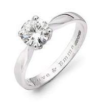 moissanite personalised 1 carat ring