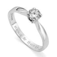 moissanite personalised 12 carat ring