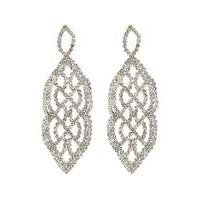 Mood crystal diamante lattice earring