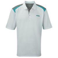 Morgan Polo Shirt - White/Cyan