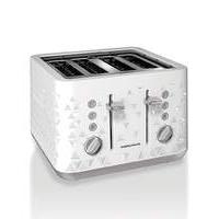 morphy richards prism white toaster