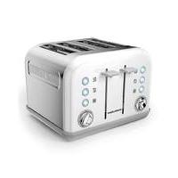 morphy richards white 4 slice toaster