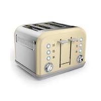 morphy richards cream 4 slice toaster