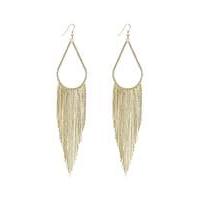 Mood fringed statement earring