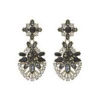 Mood crystal cluster statement earring