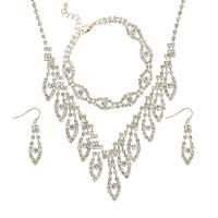 Mood crystal diamante jewellery set