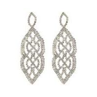 mood crystal diamante lattice earring