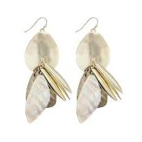 Mood shell cluster statement earring
