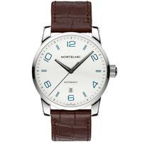 Montblanc Mens Timewalker Automatic Strap Watch 110338