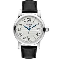 montblanc mens star date automatic strap watch 107114