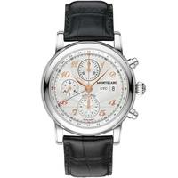 montblanc star utc automatic chronograph strap watch 110590