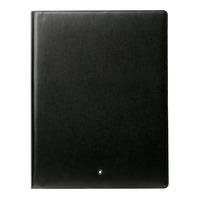 montblanc black leather folder 5523