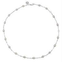 Molly Brown Girls Fresh Water Pearl Station Necklace