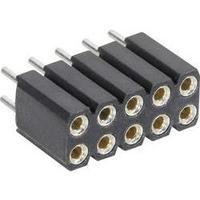 MPE Garry 115-3-072-0-MTF-XS0 Precision -socket, Straight Number of pins: 2 x 36 Nominal current: 3 A