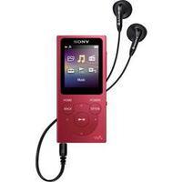 mp3 player mp4 player sony walkman nw e394r 8 gb red