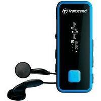MP3 player Transcend MP350 8 GB Black, Blue Clip, splashproof, Shockproof, Sweat-proof, Activity tracker, Voice recorder