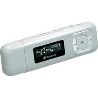 MP3 player Transcend MP330 8 GB White FM radio, Clip