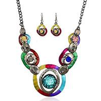 MPL Europe and the United States retro fashion necklace earrings set