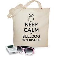 mpf keep yourself calm and bulldog short handle bag