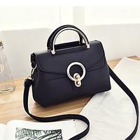 M.Plus Women Fashion PU/Faux Leather Messenger/Shoulder Crossbody Bag/Handbag Tote