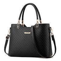 M.Plus Women Fashion PU/Faux Leather Messenger/Shoulder Crossbody Bag/Handbag Tote