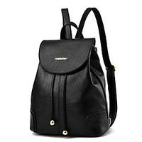 mplus women fashion korean style pu leather backpack