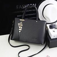 M.Plus Women\'s Fashion PU Leather Messenger Shoulder Bag/Handbag Tote