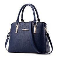 M.Plus Women Fashion PU/Faux Leather Messenger/Shoulder Crossbody Bag/Handbag Tote