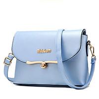 mplus womens fashion pu leather messenger shoulder baghandbag