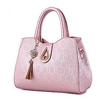 M.Plus Women\'s Fashion Classic PU Leather Messenger Shoulder Bag/Handbag Tote