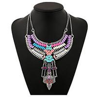mpl europe and the united states selling bohemia geometric gem necklac ...