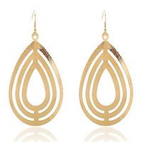 mpl europe and the united states water droplets scrub fashion earrings