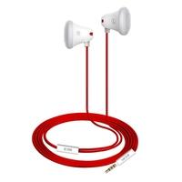 Mrice E100 Universal Lightweight Stereo Earphone Earbuds High-quality Sound Headset with Red Triangle Tangle- Free Cable for iPhone iPad Android Smart