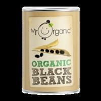 Mr Organic Org Black Beans Tin 400g